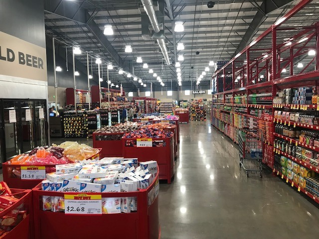 Newly completed Sav Mor Grocery Store